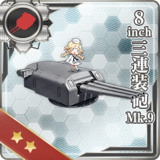 8inch Triple Gun Mount Mk.9